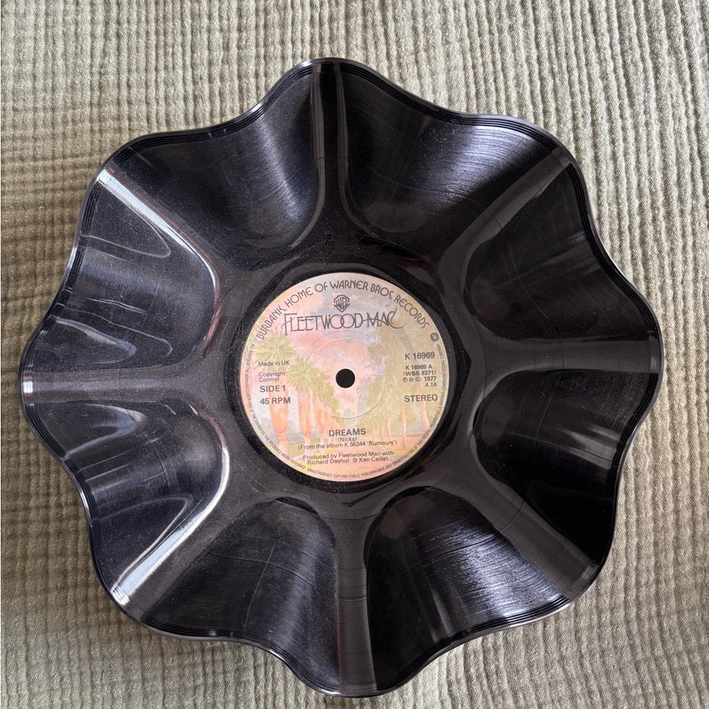 Fleetwood Mac Vinyl Record Bowl